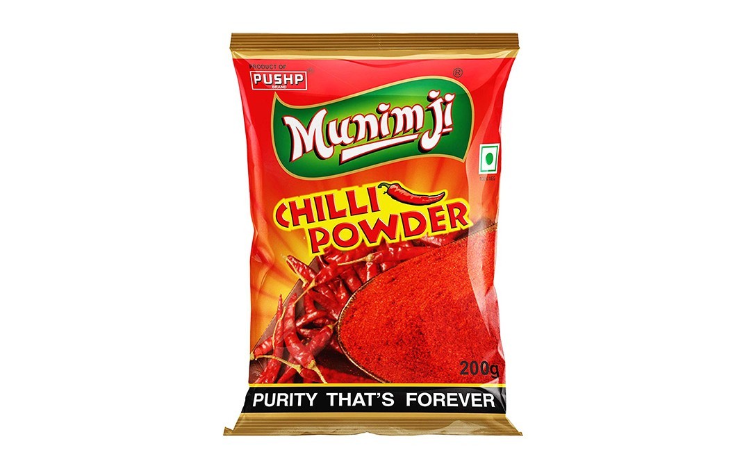 Pushp Munim Ji Chilli Powder    Pack  200 grams